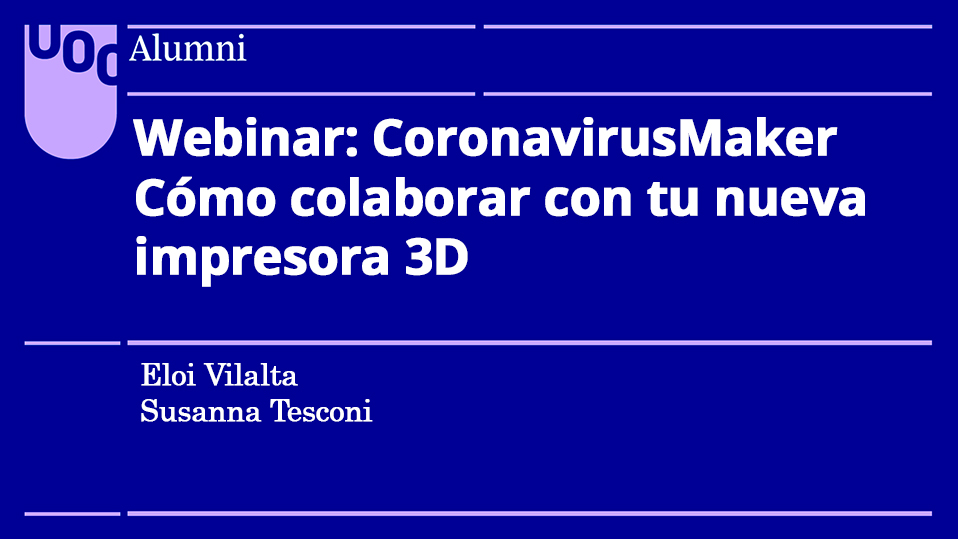 CoronavirusMaker: Cómo colaborar con tu nueva impresora 3D